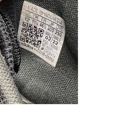 adidas Ownthegame Core Black Cloud White Carbon Mens 12 - Picture 7 of 7